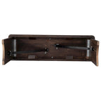 Banco rústico plegable de granja de pino macizo antiguo de 40 x 12