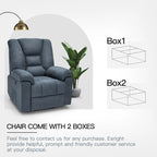 Sillón reclinable elevador eléctrico AECOJOY para adultos mayores con masaje y puerto de carga USB