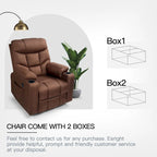 Sillón reclinable elevador eléctrico AECOJOY para adultos mayores con masaje y puerto de carga USB