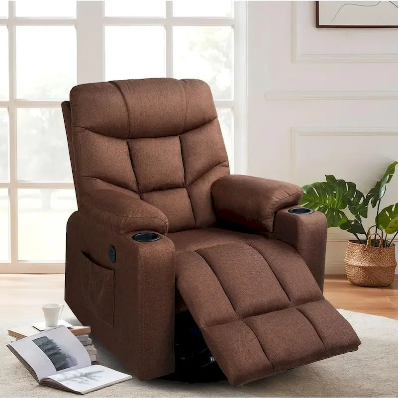 Sillón reclinable elevador eléctrico AECOJOY para adultos mayores con masaje y puerto de carga USB