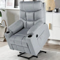 Sillón reclinable elevador eléctrico AECOJOY para adultos mayores con masaje y puerto de carga USB