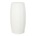 Pedestal de resina imitación mimbre, blanco, corto, individual