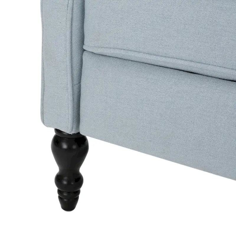 Sillón reclinable tapizado multicolor con respaldo reclinable, juego de 2