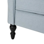 Sillón reclinable tapizado multicolor con respaldo reclinable, juego de 2