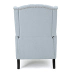 Sillón reclinable tapizado multicolor con respaldo reclinable, juego de 2