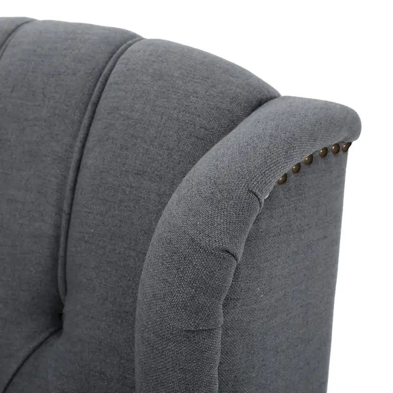 Sillón reclinable tapizado multicolor con respaldo reclinable, juego de 2
