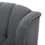 Sillón reclinable tapizado multicolor con respaldo reclinable, juego de 2