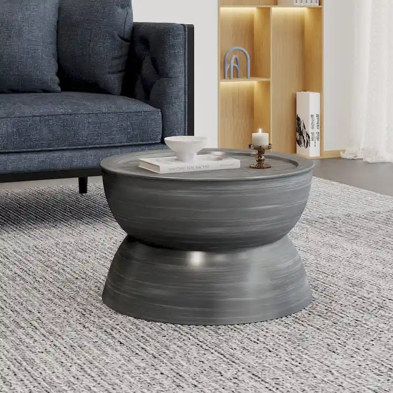 Mesa de centro con reloj de arena Minkler Iron de Christopher Knight Home