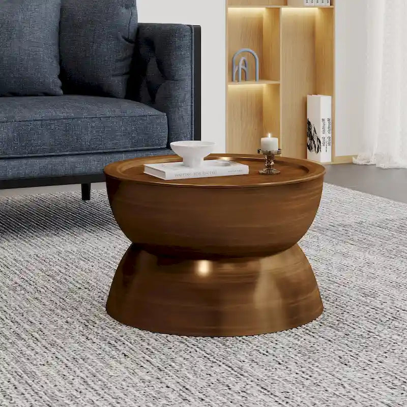 Mesa de centro con reloj de arena Minkler Iron de Christopher Knight Home