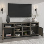 Mueble de TV/Consola rústico de madera de granero de 84 pulgadas, para televisores de hasta 95 pulgadas