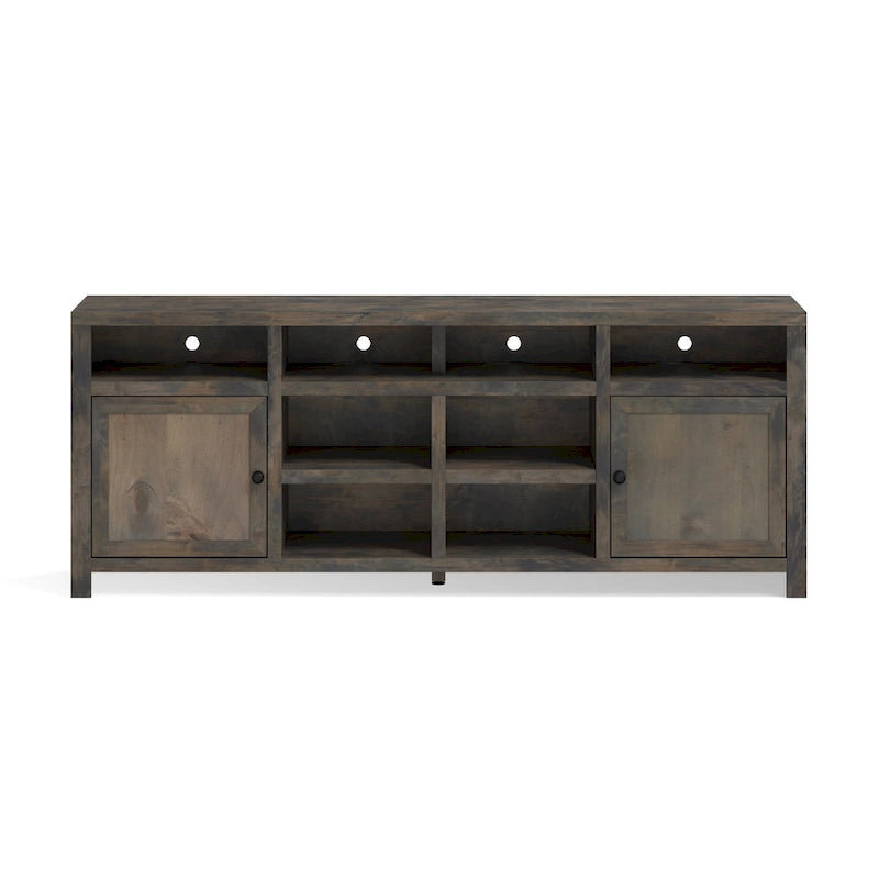 Mueble de TV/Consola rústico de madera de granero de 84 pulgadas, para televisores de hasta 95 pulgadas