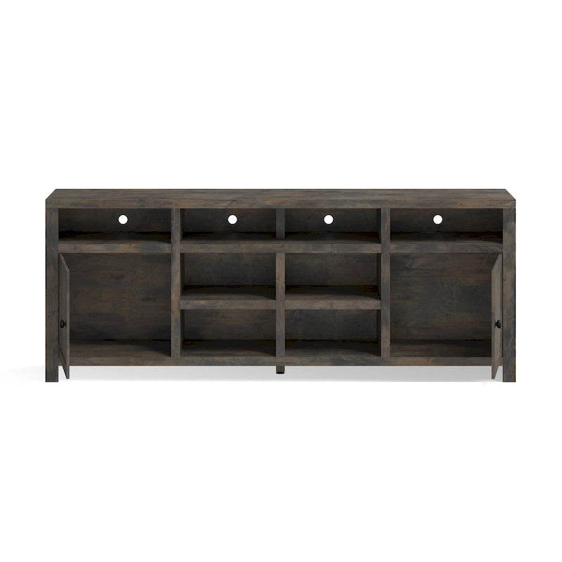 Mueble de TV/Consola rústico de madera de granero de 84 pulgadas, para televisores de hasta 95 pulgadas