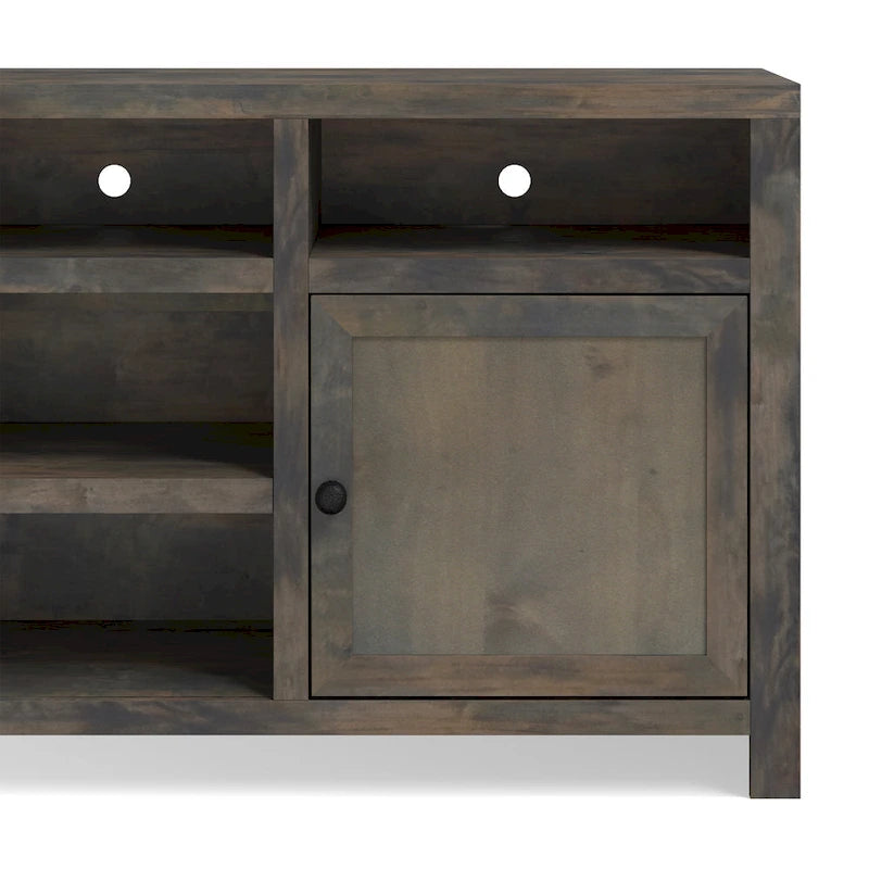 Mueble de TV/Consola rústico de madera de granero de 84 pulgadas, para televisores de hasta 95 pulgadas