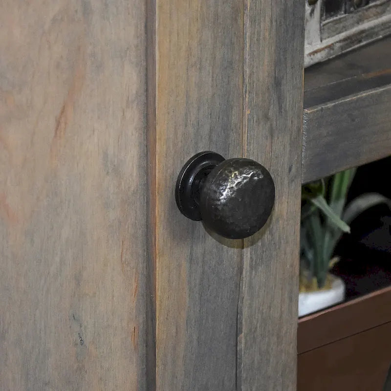 Mueble de TV/Consola rústico de madera de granero de 84 pulgadas, para televisores de hasta 95 pulgadas