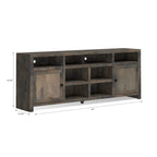 Mueble de TV/Consola rústico de madera de granero de 84 pulgadas, para televisores de hasta 95 pulgadas