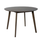Juego de mesa de comedor de nogal con hojas abatibles para 2 personas – 3 piezas