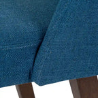 Juego de mesa de comedor de nogal con hojas abatibles para 2 personas – 3 piezas