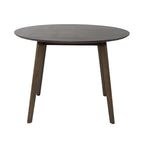 Juego de mesa de comedor de nogal con hojas abatibles para 2 personas – 3 piezas