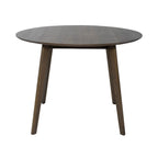 Juego de mesa de comedor de nogal con hojas abatibles para 2 personas – 3 piezas