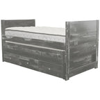 Cama doble multicolor con nido y 3 cajones de almacenamiento, para 2 personas