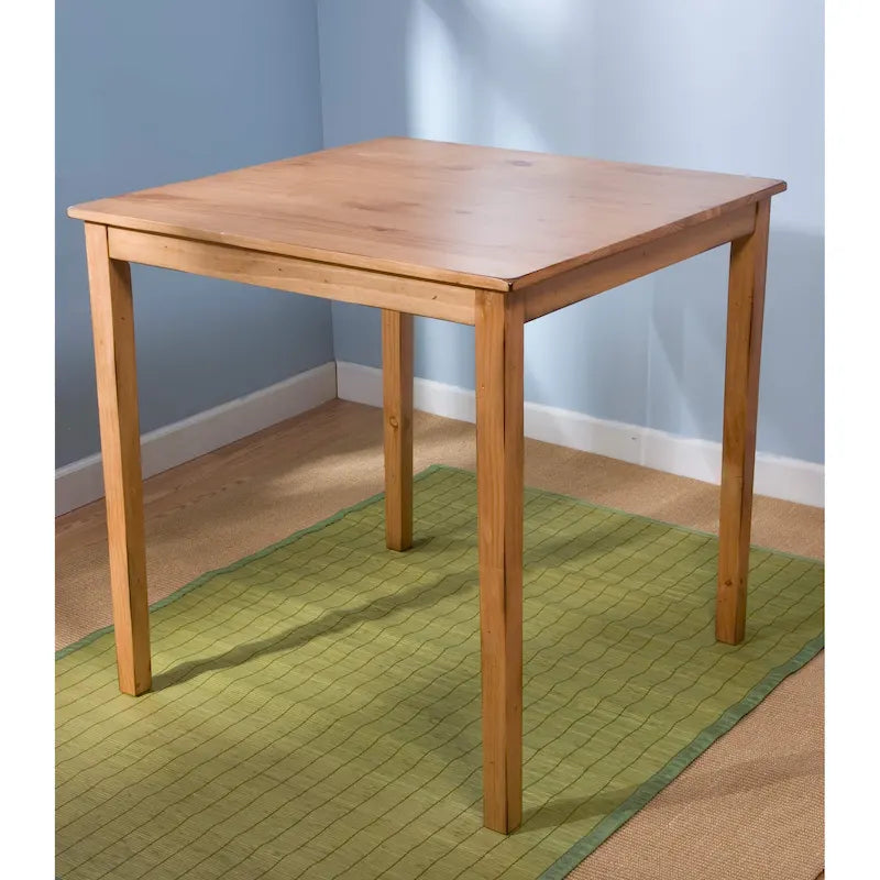 Mesa de comedor estilo Shaker de altura de mostrador en roble miel/negro/espresso, para 2 a 4 personas