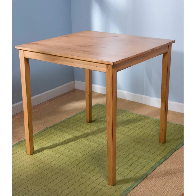Mesa de comedor estilo Shaker de altura de mostrador en roble miel/negro/espresso, para 2 a 4 personas