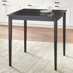 Mesa de comedor estilo Shaker de altura de mostrador en roble miel/negro/espresso, para 2 a 4 personas