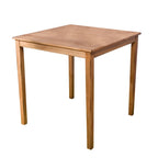 Mesa de comedor estilo Shaker de altura de mostrador en roble miel/negro/espresso, para 2 a 4 personas