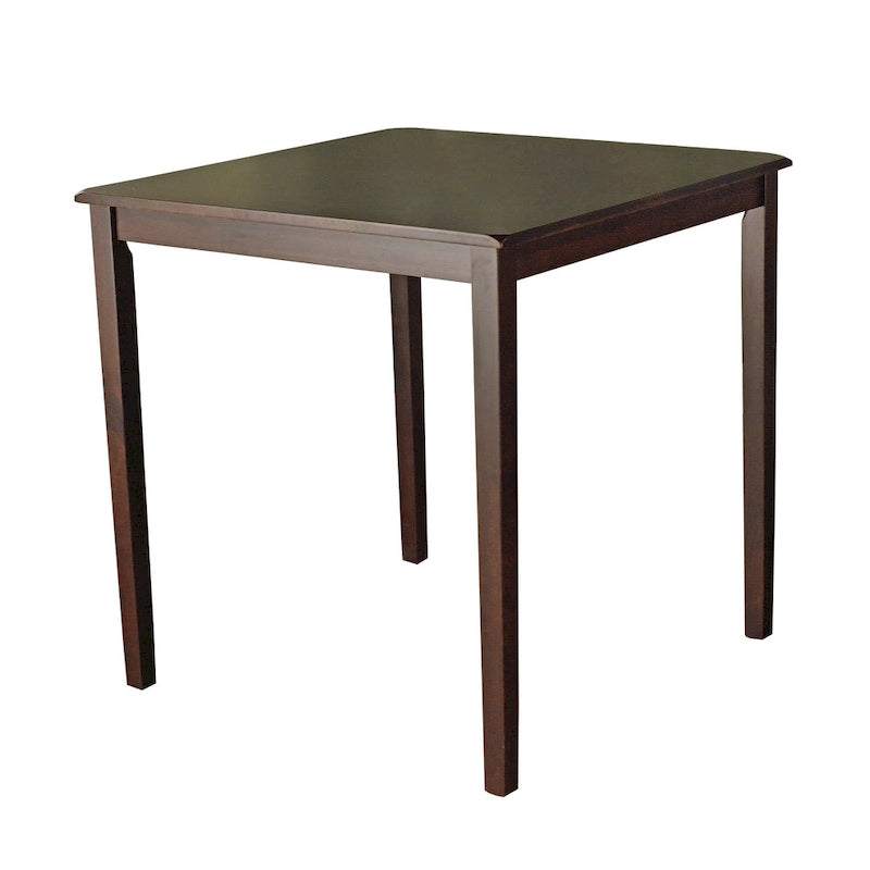 Mesa de comedor estilo Shaker de altura de mostrador en roble miel/negro/espresso, para 2 a 4 personas