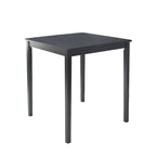 Mesa de comedor estilo Shaker de altura de mostrador en roble miel/negro/espresso, para 2 a 4 personas