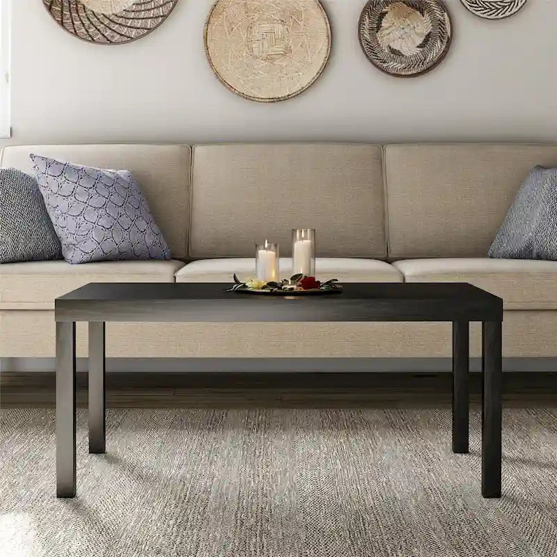 Mesa de centro rectangular – Natural / Espresso / Roble Negro / Roble Rústico / Blanca