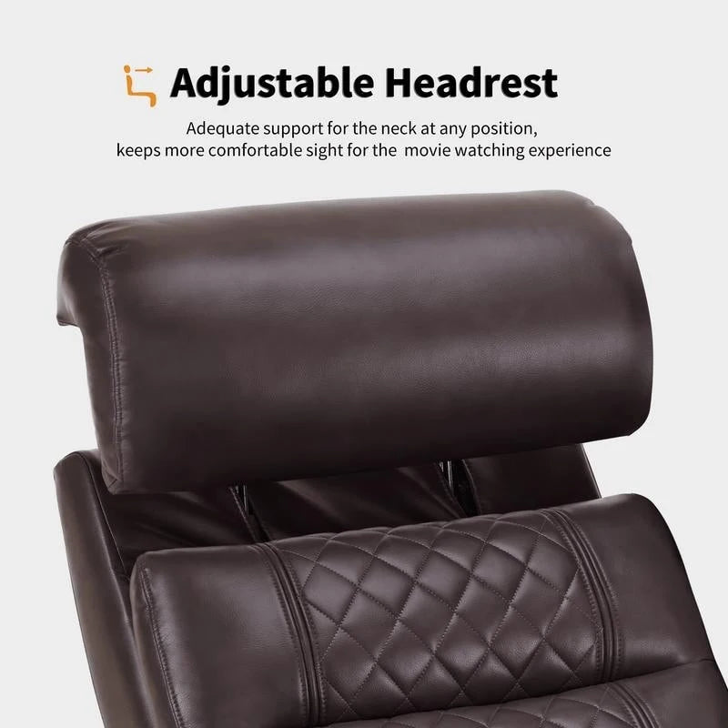 Sofá biplaza reclinable eléctrico, negro/gris/marrón, polipiel, estilo moderno, para 2 personas