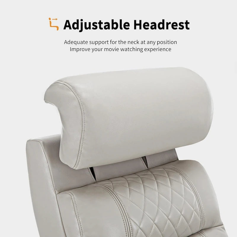 Sofá biplaza reclinable eléctrico, negro/gris/marrón, polipiel, estilo moderno, para 2 personas