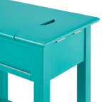 Mesa auxiliar de 1 cajón multicolor con estación de carga, para 1