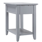 Mesa auxiliar de 1 cajón multicolor con estación de carga, para 1
