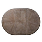 Mesa de comedor redonda de pedestal Magnolia Manor con extensiones expandibles - 2 acabados