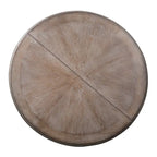 Mesa de comedor redonda de pedestal Magnolia Manor con extensiones expandibles - 2 acabados