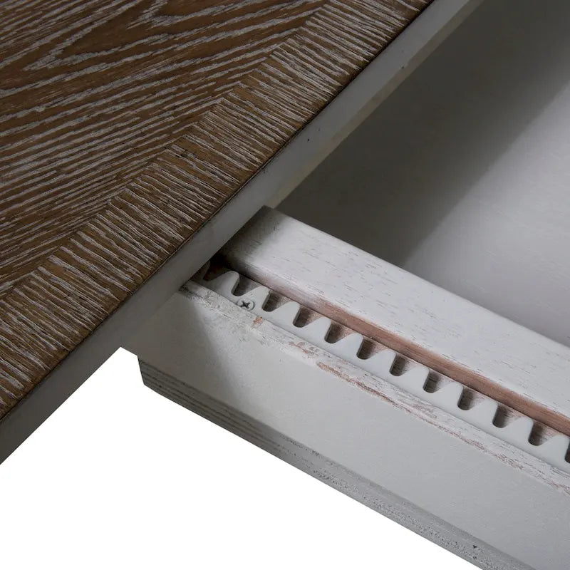 Mesa de comedor redonda de pedestal Magnolia Manor con extensiones expandibles - 2 acabados