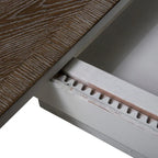 Mesa de comedor redonda de pedestal Magnolia Manor con extensiones expandibles - 2 acabados