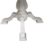 Mesa de comedor redonda de pedestal Magnolia Manor con extensiones expandibles - 2 acabados