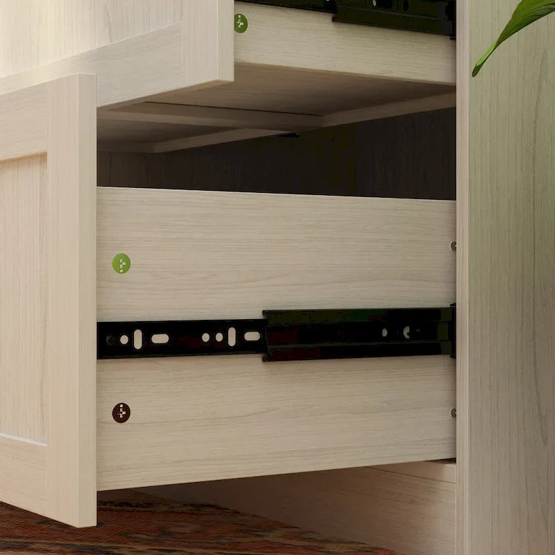 Armario modular con puerta de cristal esmerilado gris claro, armario esquinero en forma de L/U
