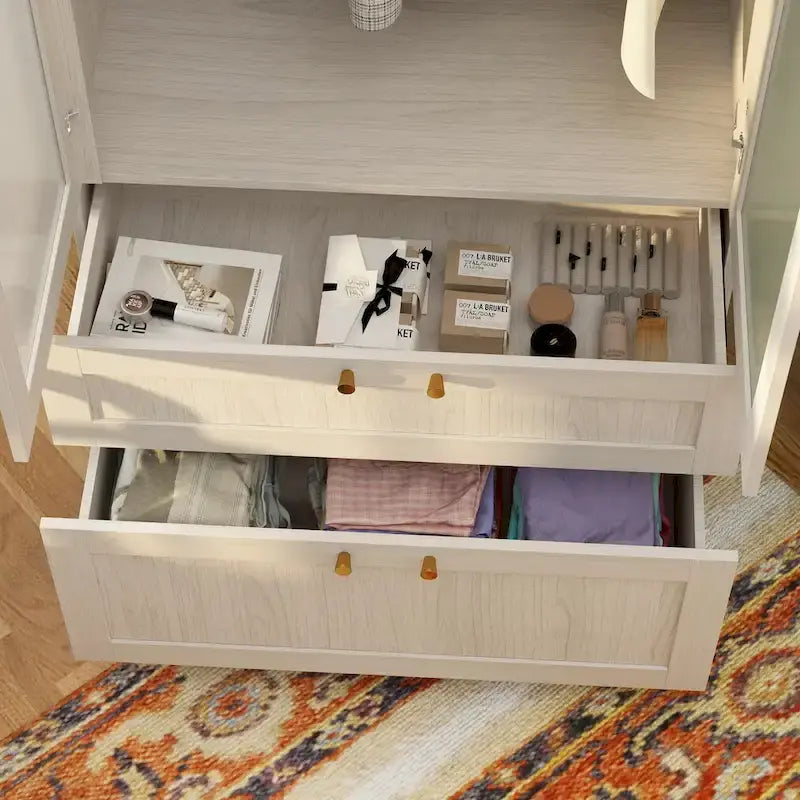 Armario modular con puerta de cristal esmerilado gris claro, armario esquinero en forma de L/U