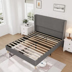 Base de cama tapizada de terciopelo tamaño Full/Queen/King