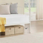 Cama doble moderna rosa / blanca / negra con nido, para 1-2