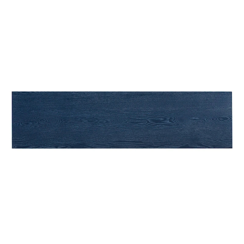 Aparador tradicional gris topo / azul marino antiguo / negro con tiradores dorados, montaje para 1 persona