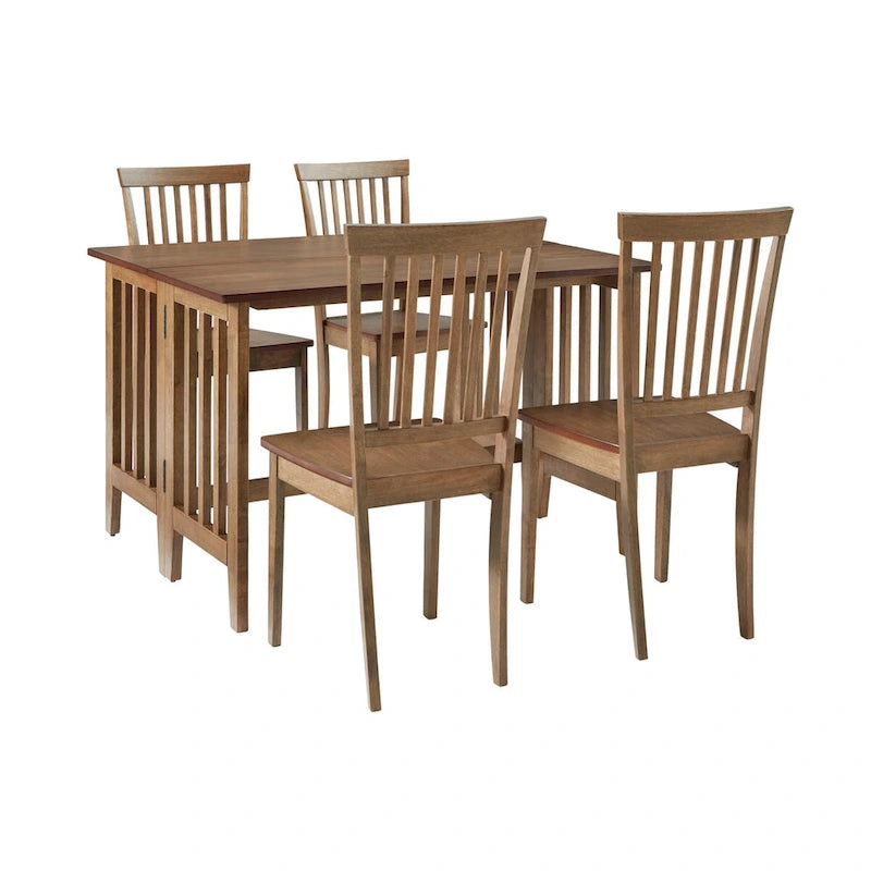 Mesa de comedor de hojas abatibles