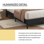 Estructura de cama tapizada con capitoné de terciopelo | Negro/Beige/Blanco/Rosa | Individual/Matrimonial/Queen/King | 1-2 personas
