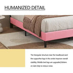 Estructura de cama tapizada con capitoné de terciopelo | Negro/Beige/Blanco/Rosa | Individual/Matrimonial/Queen/King | 1-2 personas