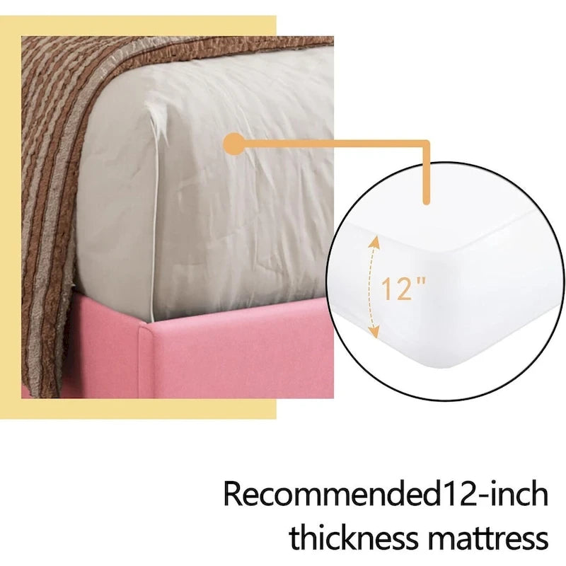Estructura de cama tapizada con capitoné de terciopelo | Negro/Beige/Blanco/Rosa | Individual/Matrimonial/Queen/King | 1-2 personas