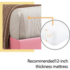 Estructura de cama tapizada con capitoné de terciopelo | Negro/Beige/Blanco/Rosa | Individual/Matrimonial/Queen/King | 1-2 personas